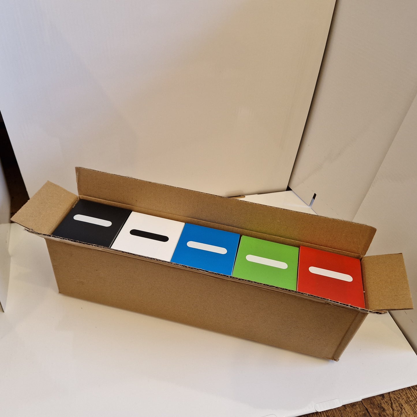 5 Mixed Colour Deck Boxes | 100+ Cards | Black, Red, Blue, Green, White | Dividers Included