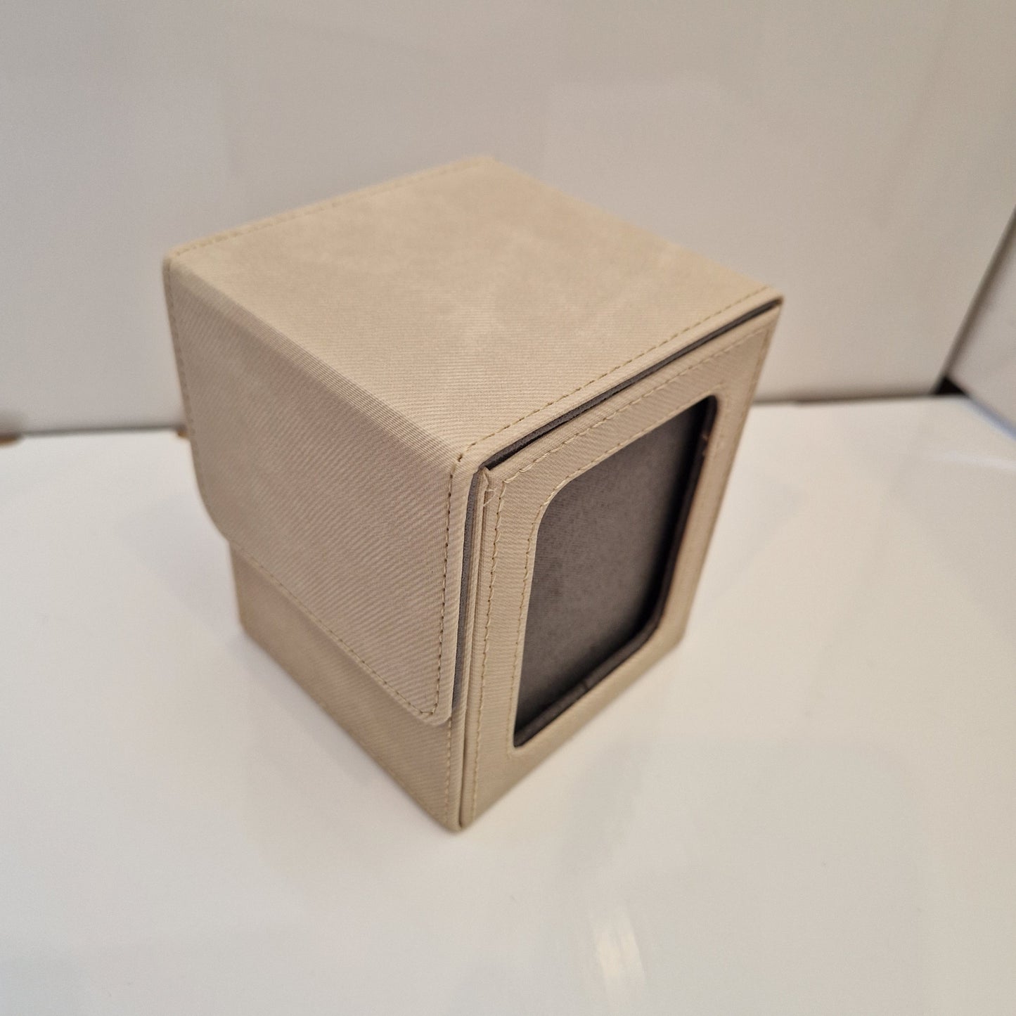 Tan Magnetic Deck Box - 120+ Cards