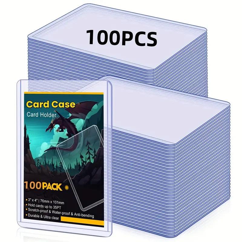 Clear Toploader Card Protectors x100 Pack