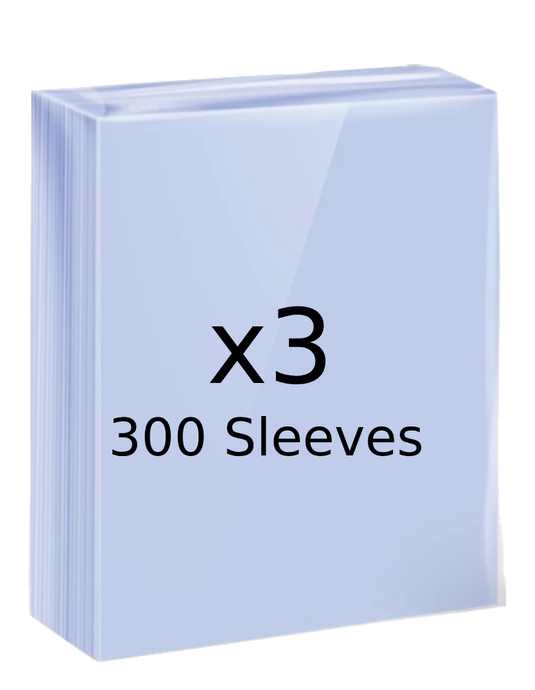 x300 Clear Sleeves