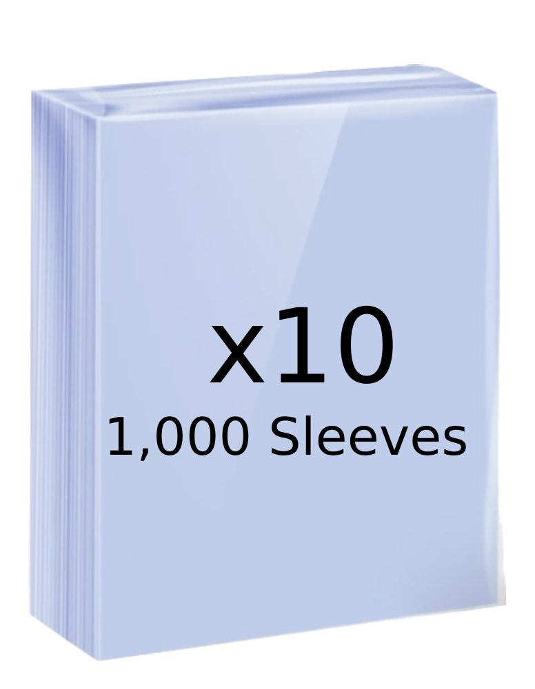 x1,000 Clear Sleeves