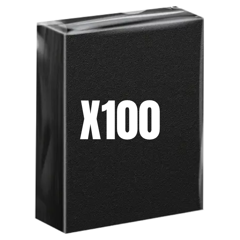100 Black Budget Card Sleeves