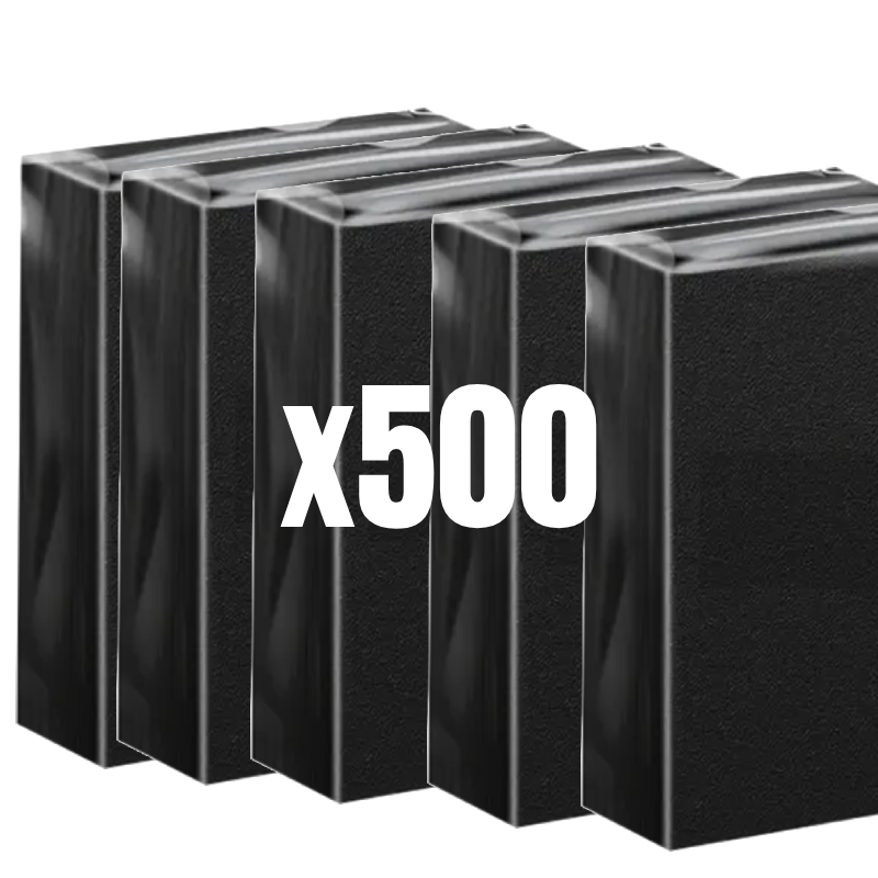 500 Black Budget Card Sleeves