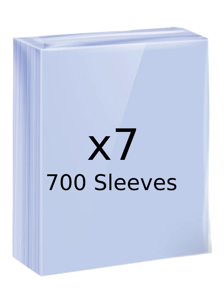 x700 Clear Sleeves