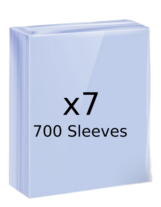 x700 Clear Sleeves