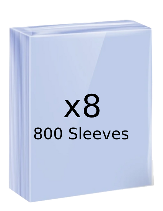 x800 Clear Sleeves