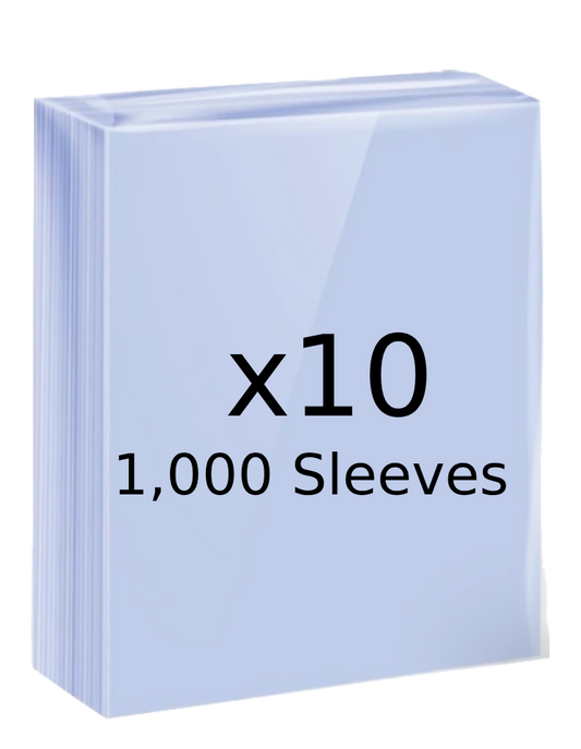 x1,000 Clear Sleeves