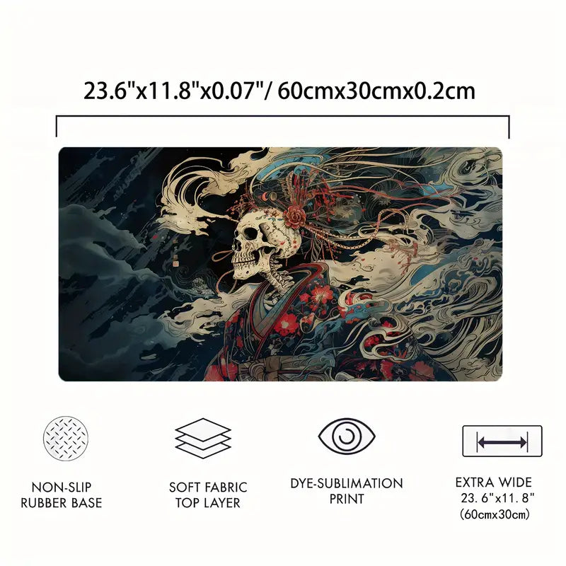Japanese Style Skeleton Playmat